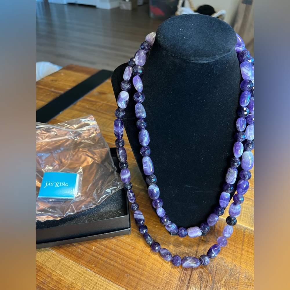 NIB - Mine Finds by Jay King cape amethyst necklace
